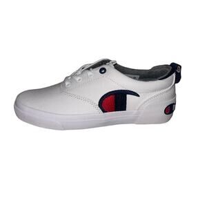 NIB! Champion Swipe Canvas White Youth School Sneakers - Size 4.5